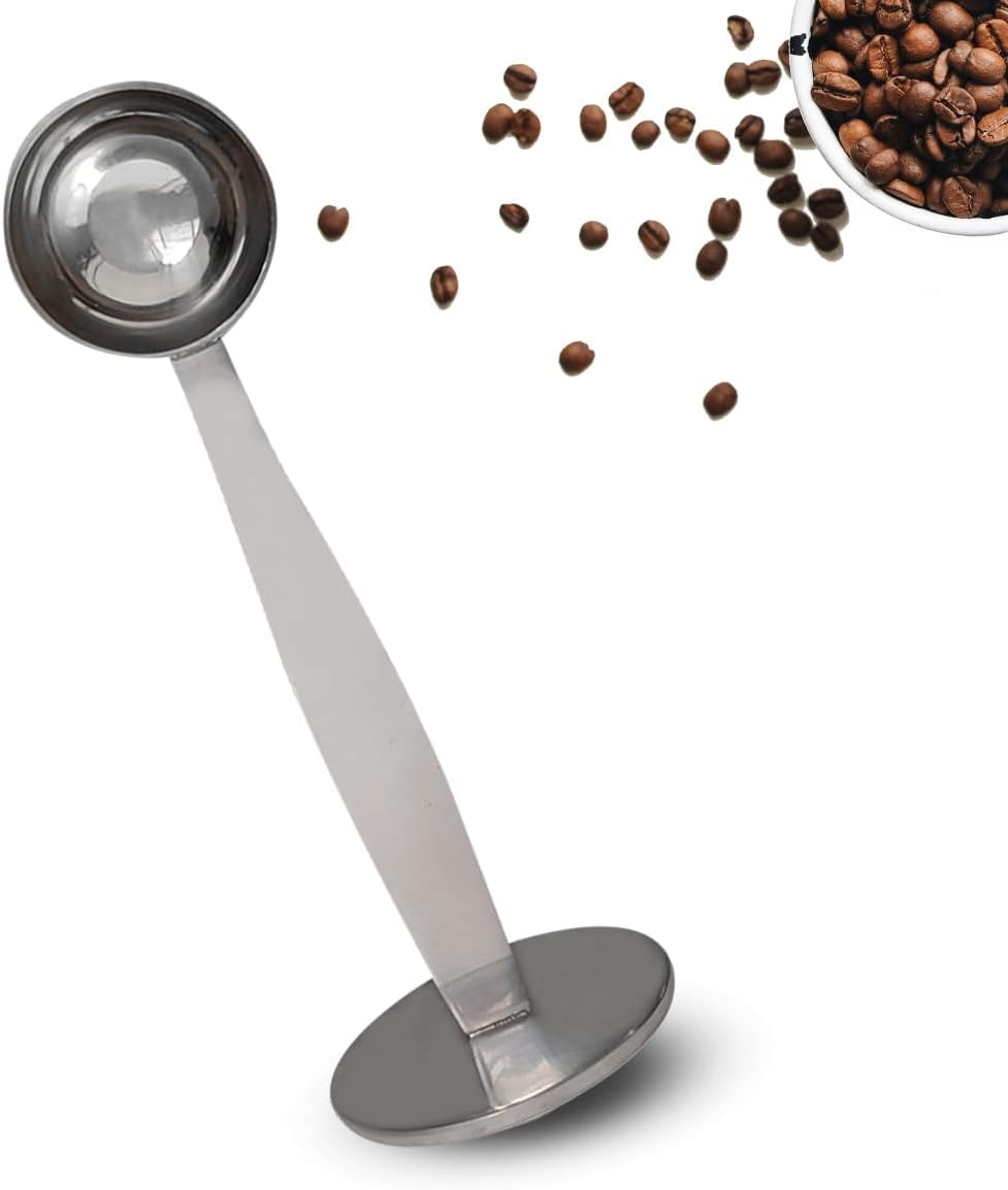 2-in-1 Coffee Scoops, 304 Stainless Steel Tablespoon Measure Spoon,