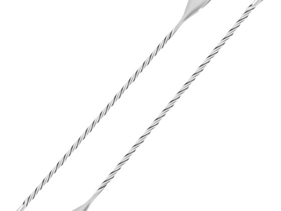 2 Pcs 12 Inch Bar Mixing Spoon Cocktail Spoon Stainless Steel Bar