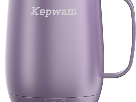 Kepwam Smart Heated Coffee Mug T2-Plus, 20oz Rechargeable Self