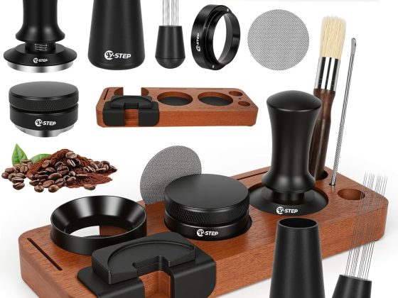 Y-Step 8 Pcs Espresso Accessories Kit, 51mm Espresso Tamper Kit