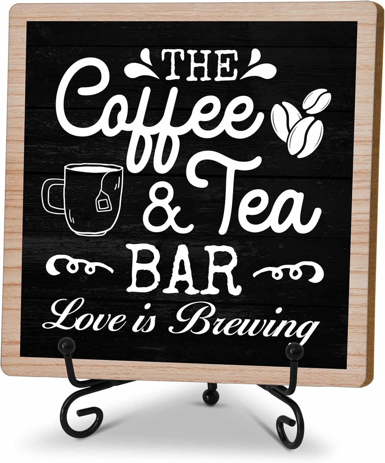 Coffee & Tea Bar Decor Signs & Table Decor, Tea Station