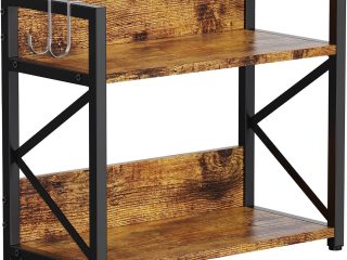 RUILALIFE 2 Tier Kitchen Counter Shelf Organizer, Coffee Bar