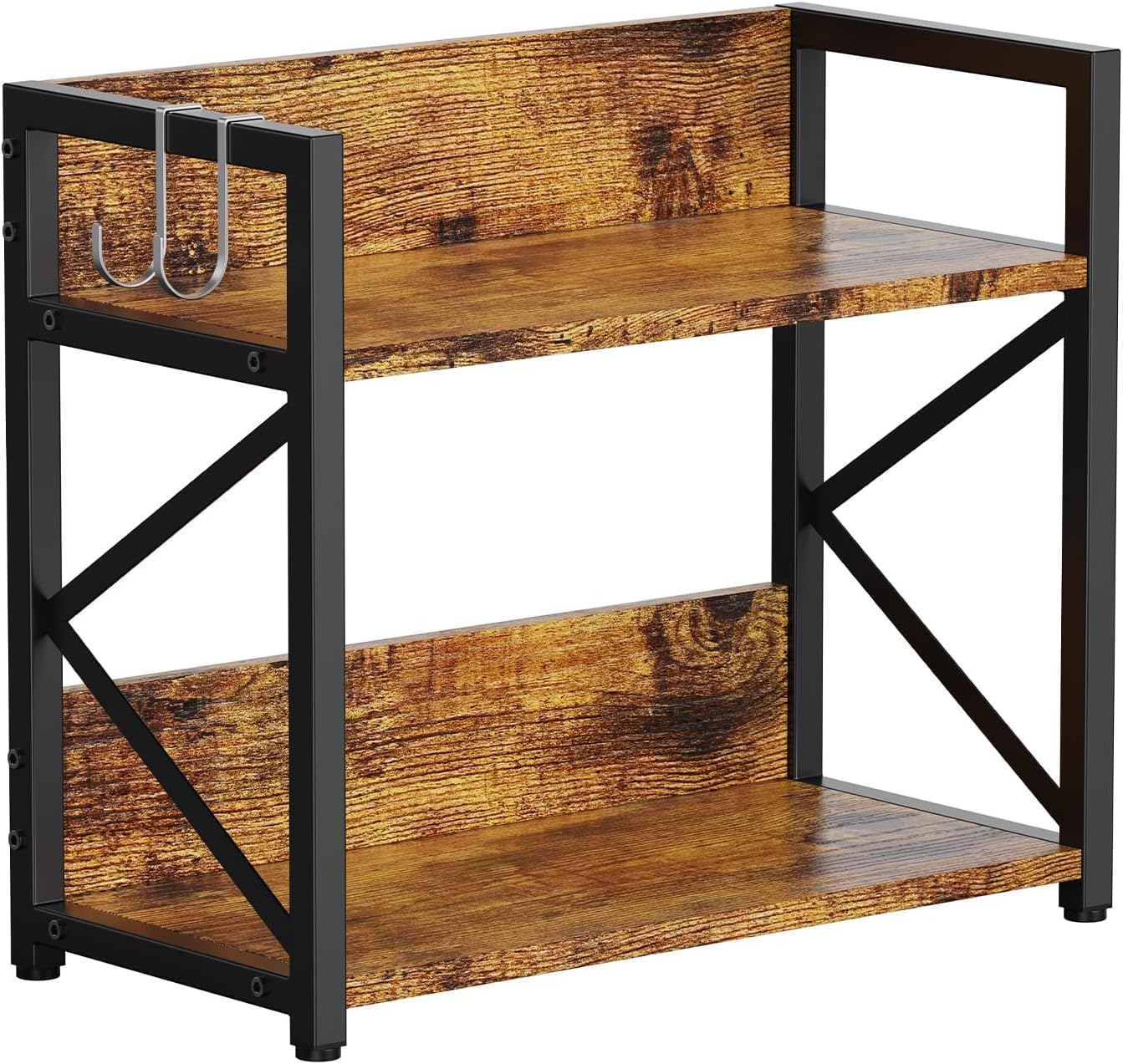RUILALIFE 2 Tier Kitchen Counter Shelf Organizer, Coffee Bar