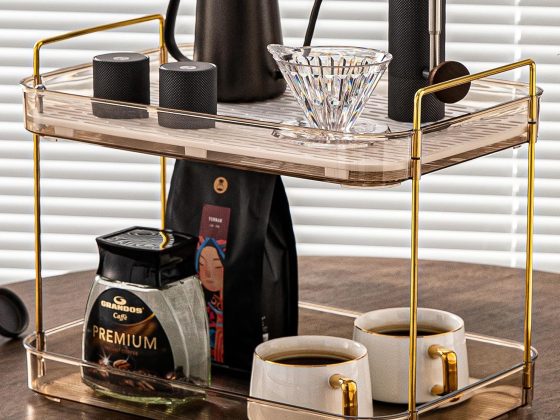 Coffee Bar Accessories, Station Organizers,Large Capacity Storage
