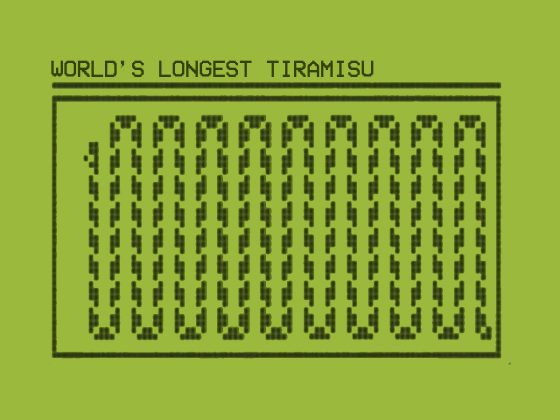 World’s Longest Tiramisu Is Over A Quarter Mile Lengthy
