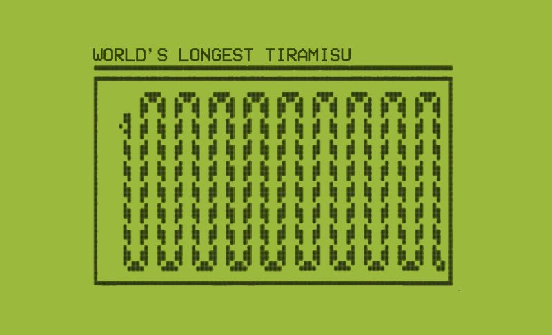 World’s Longest Tiramisu Is Over A Quarter Mile Lengthy