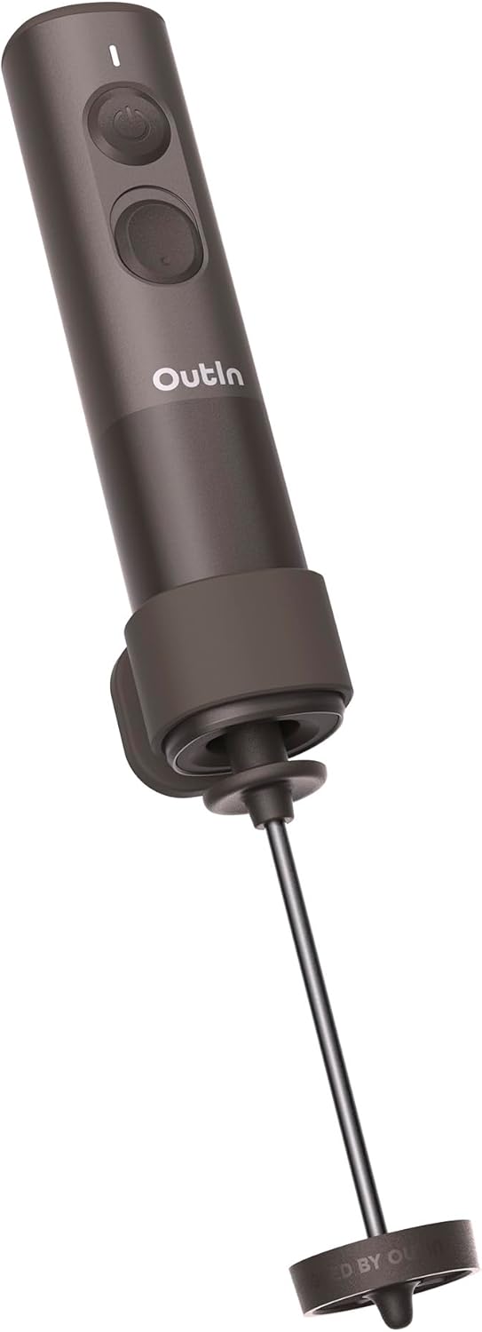 OutIn LattoGo Milk Frother Handheld, Professional Grade