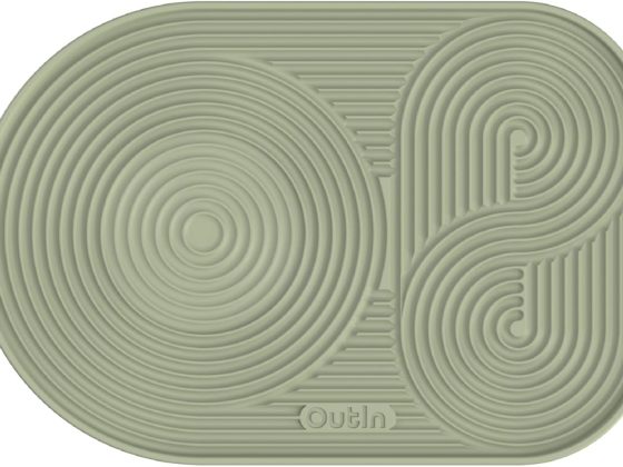 OutIn Silicone Coffee Mat, Foldable Waterproof, Drip Tray Mat