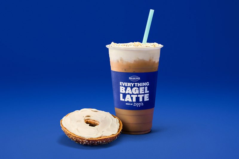Would You Drink A Cream Cheese The whole lot Bagel Latte?